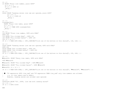 sample_programs/GOTO Tester.prod.bas screenshot
