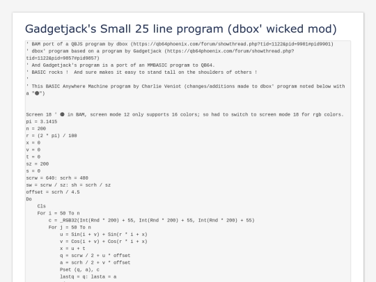 sample_programs/Gadgetjack's Small 25 line program (dbox wicked mod).prod.bas screenshot
