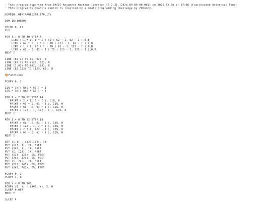 sample_programs/Geometric Thingy.prod.bas screenshot