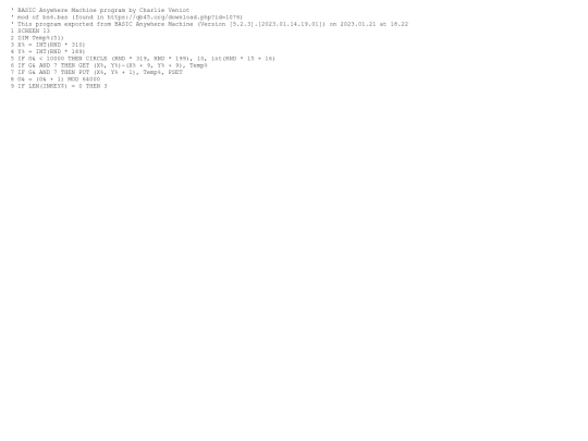 sample_programs/Gobs of Dripping Paint.prod.bas screenshot