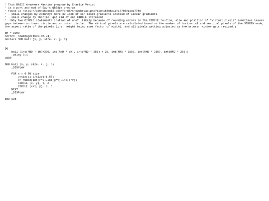 sample_programs/Gradiant Balls II.prod.bas screenshot