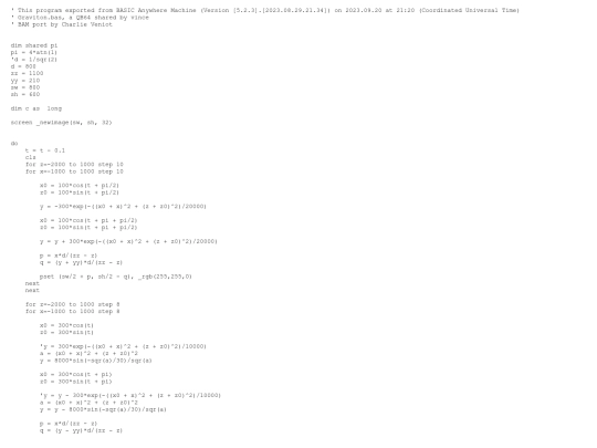 sample_programs/Graviton.prod.bas screenshot