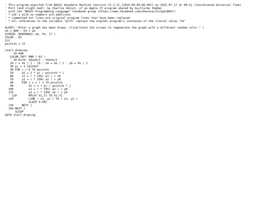sample_programs/Guillermo Graph.prod.bas screenshot