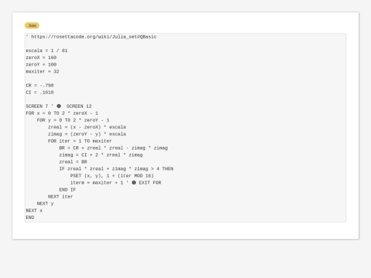 sample_programs/Julia set (QBasic).bas screenshot