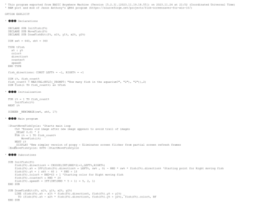 sample_programs/Kimmie Fishies BAM Screensaver.prod.bas screenshot