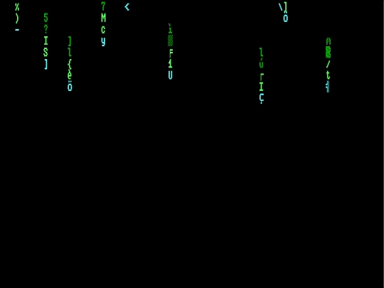 sample_programs/Matrix Rain.prod.run screenshot