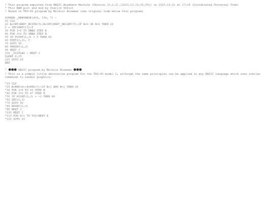 sample_programs/Melkiorish Screen Saver.prod.bas screenshot