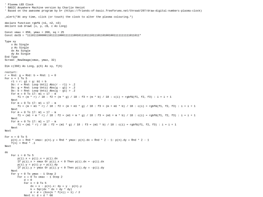 sample_programs/Plasma LED Clock.prod.bas screenshot