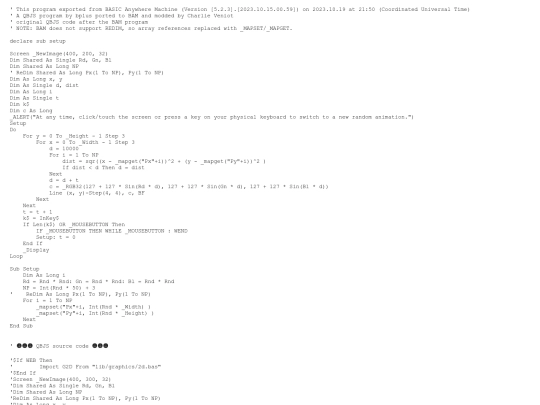 sample_programs/Plasma Plus Vonoroi.prod.bas screenshot