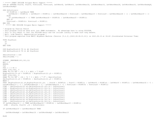 sample_programs/Polygon Star.prod.bas screenshot