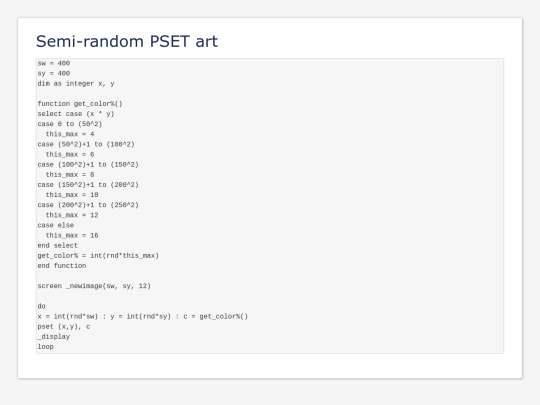 sample_programs/Semi-random PSET art.prod.bas screenshot