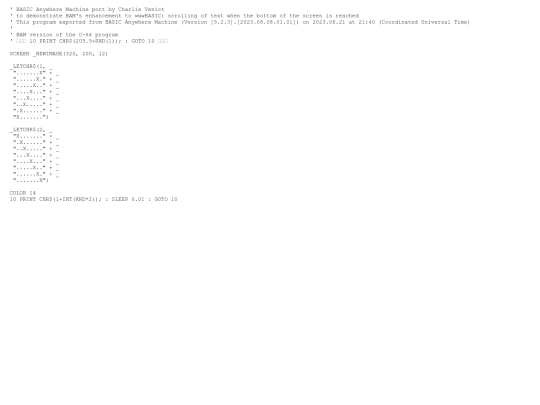 sample_programs/Simple Maze.prod.bas screenshot