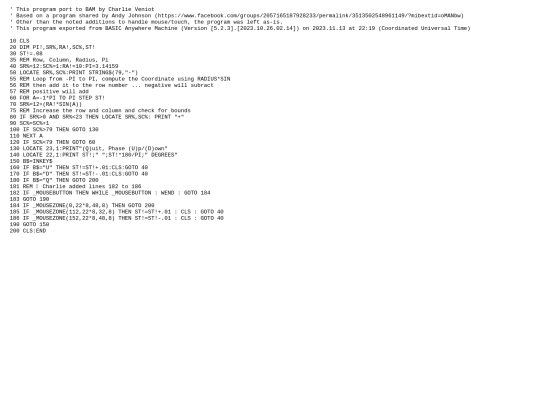 sample_programs/Text Sine Waves.prod.bas screenshot