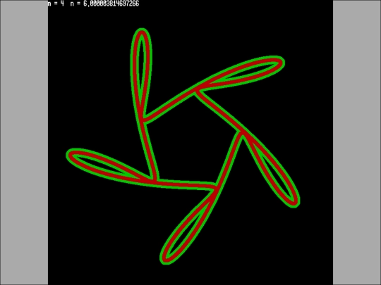 sample_programs/The Hypotrochoid Show QB64ish Deux.prod.run screenshot