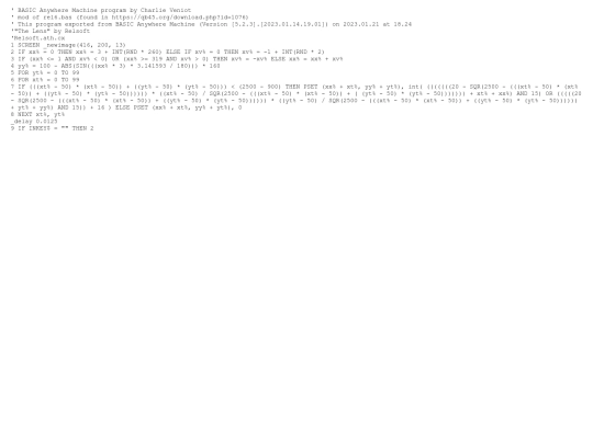sample_programs/The Lens.prod.bas screenshot