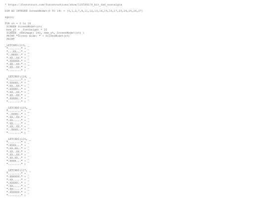 sample_programs/Third Font Setup.prod.bas screenshot