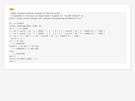 sample_programs/Trigonometric funtions from 12000 CIRCLES.bas screenshot