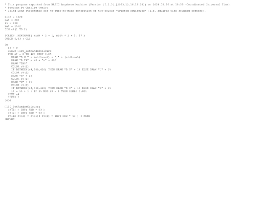 sample_programs/Twisted Squircle.prod.bas screenshot