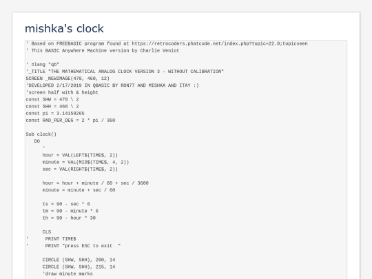 sample_programs/mishka's clock.prod.bas screenshot