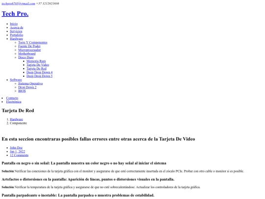 pestañas/Tarjeta de Red screenshot