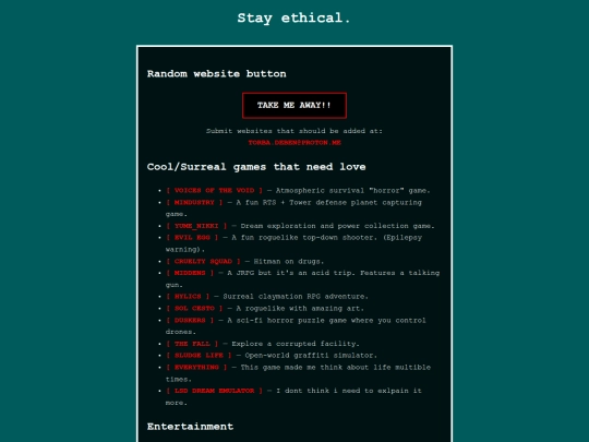 net/links screenshot