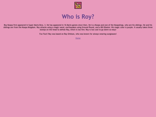 aboutroy screenshot