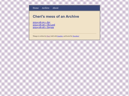 archive screenshot