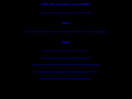 home/portfolio screenshot
