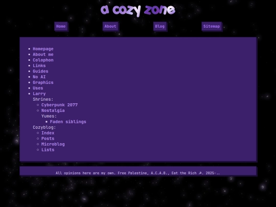 english/sitemap screenshot