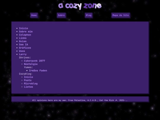 portuguese/sitemap screenshot
