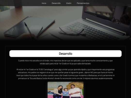 biografia screenshot