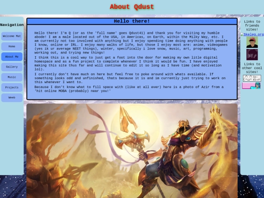page/about screenshot