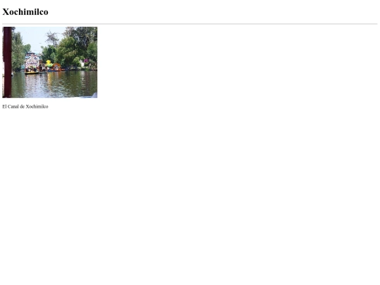 Delegaciones/html/Xochimilco screenshot