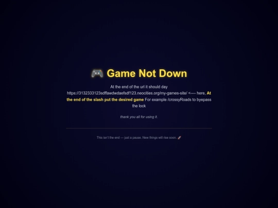 my-games-site screenshot