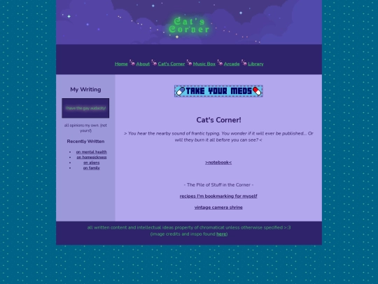 Cat's Corner screenshot