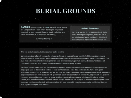 burialgrounds/directionary screenshot