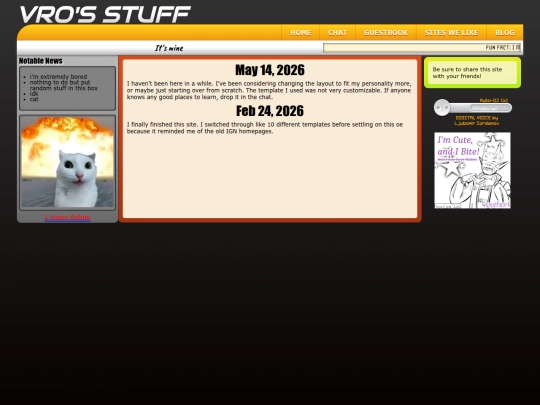 blog screenshot