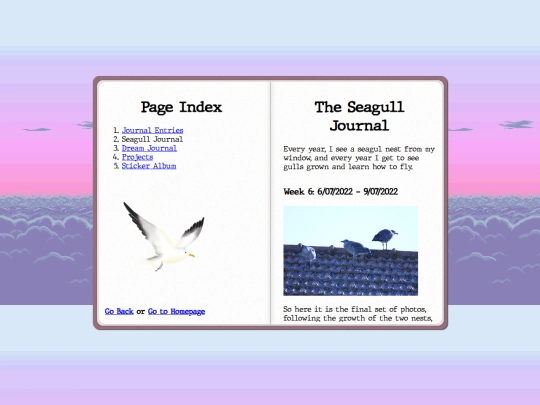 journal/gulldiaries screenshot