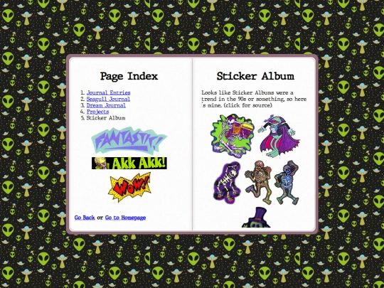 journal/stickers screenshot