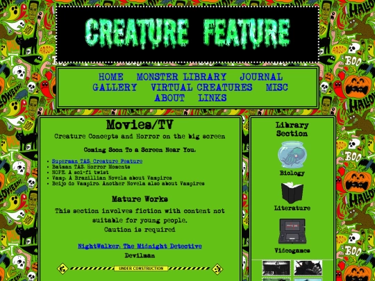 monsterlibrary/movies screenshot