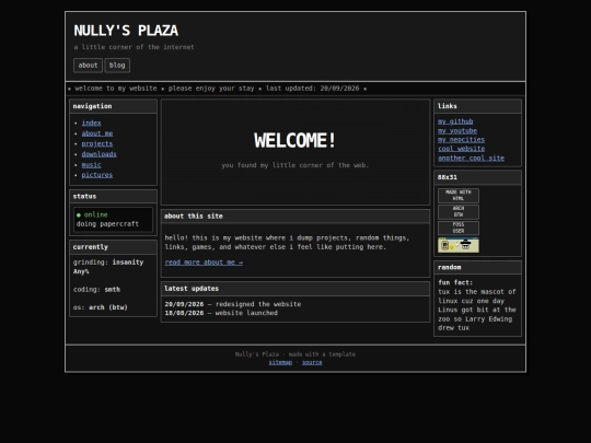 index screenshot