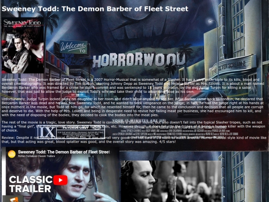 SweeneyTodd: The Demon Barber of Fleet Street screenshot