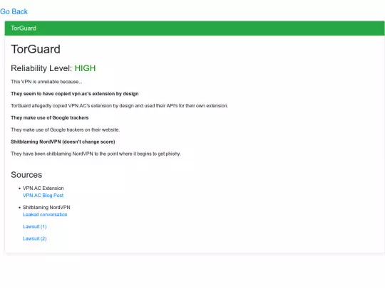 sources/torguard screenshot