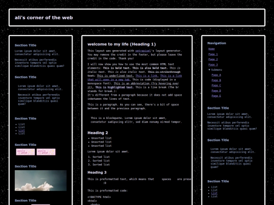index screenshot