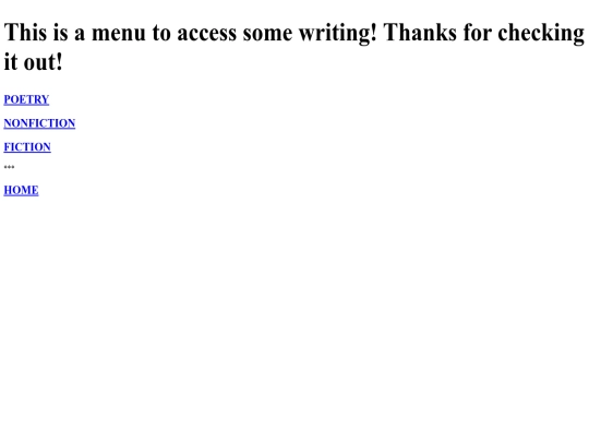 writing screenshot