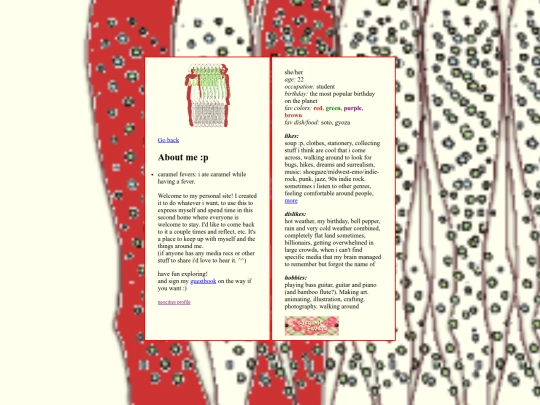 about-me screenshot