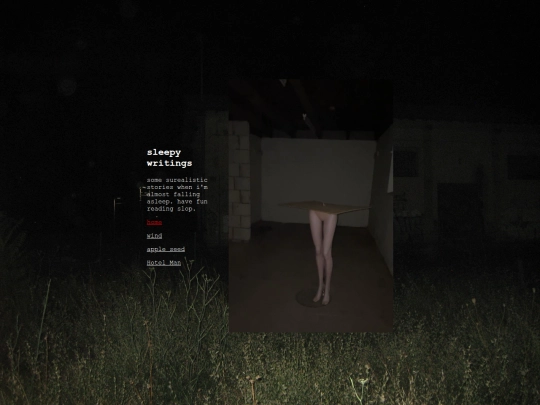sleepywritings screenshot
