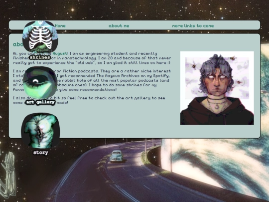 aboutme screenshot