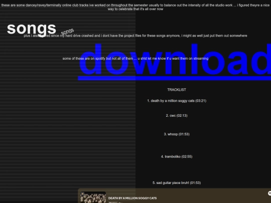 songs screenshot
