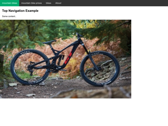 mountain bike prices screenshot